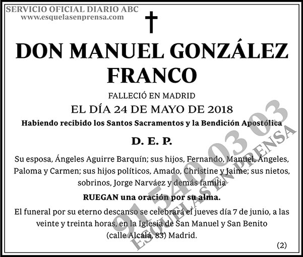 Manuel González Franco